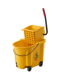 BALDE CON ESCURRIDOR ANTISPLASH 33 L - AMARILLO