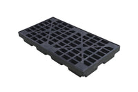 ESTIBA ANTIDERRAME PARA DOS TAMBORES - NEGRO