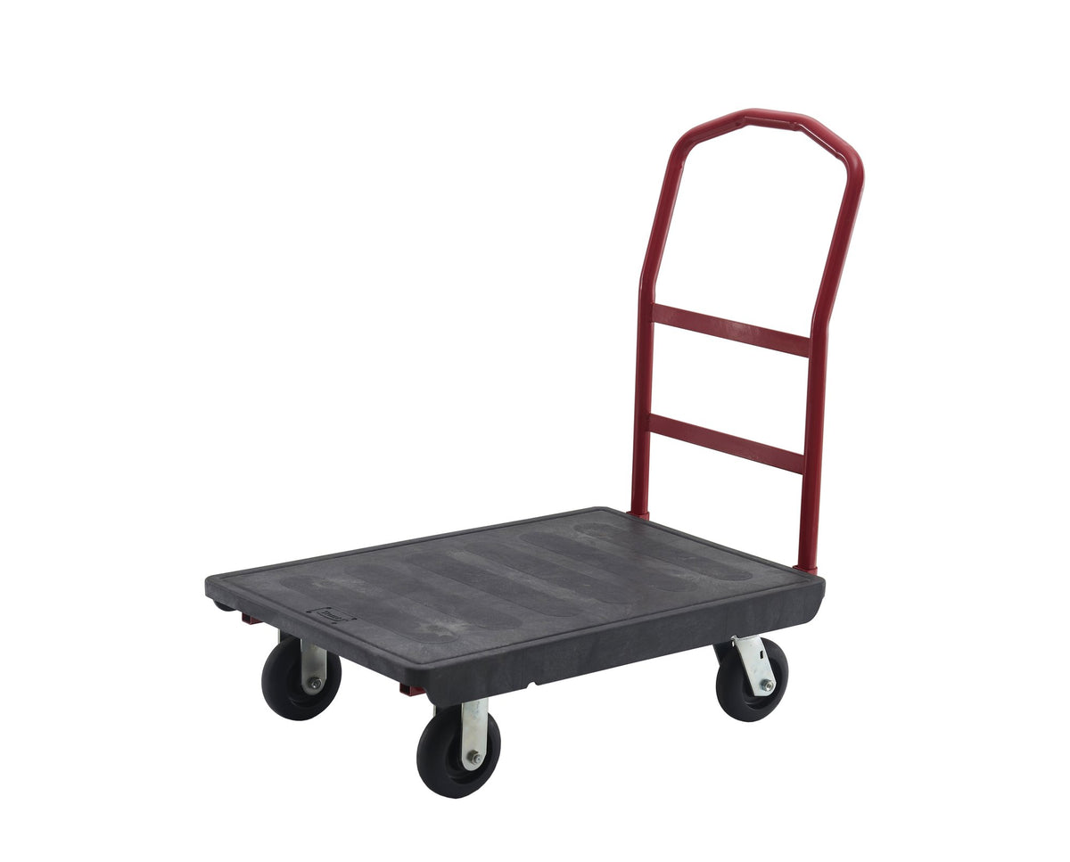 CARRO PLATAFORMA L TRABAJO PESADO 450 KG - NEGRO