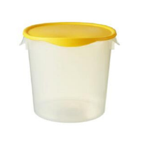 CONTENEDOR REDONDO S/T DE 20.8 LT EN PP - TRANSPARENTE