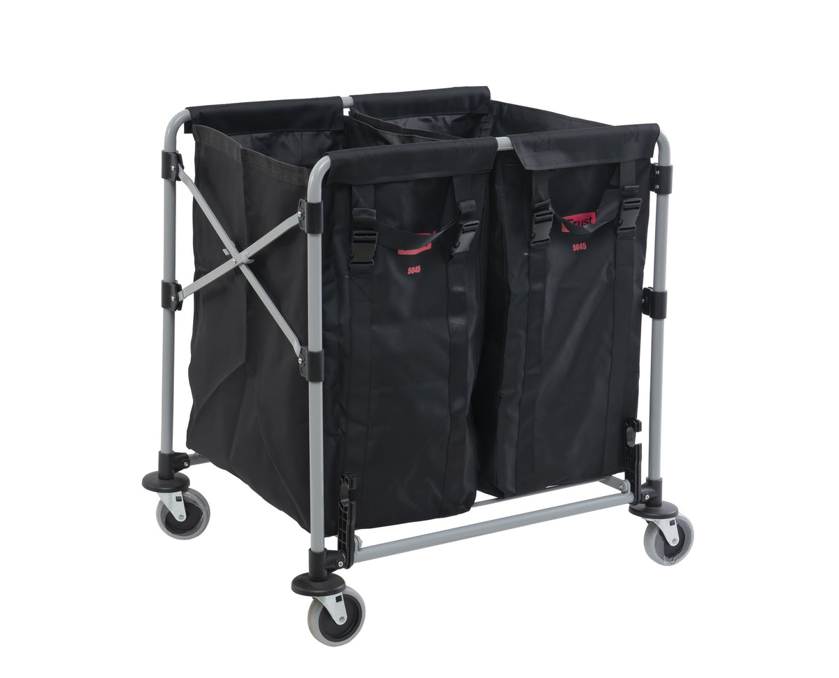 CARRO PLEGABLE PARA CLASIFICACION DE ROPAS - GRIS