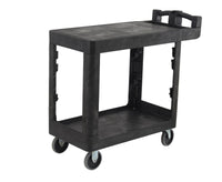 CARRO UTILITARIO BITBAR PLANO 2 ESTANTES 230 KG - NEGRO