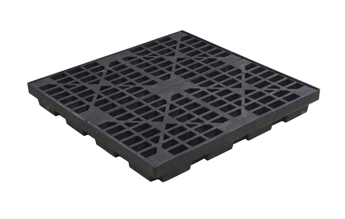 ESTIBA ANTIDERRAME PARA CUATRO TAMBORES - NEGRO