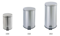 PAPELERA DE PEDAL EN ACERO INOXIDABLE 7 LT